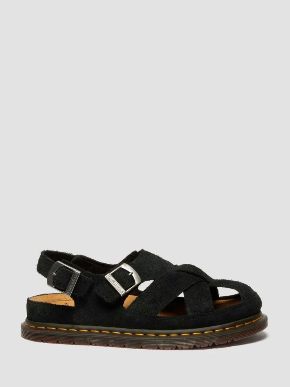 Dr. Martens Archive Fisherman Sandals in Black Suede -Size US W 8, US M 7, EU 39 - Picture 8 of 11